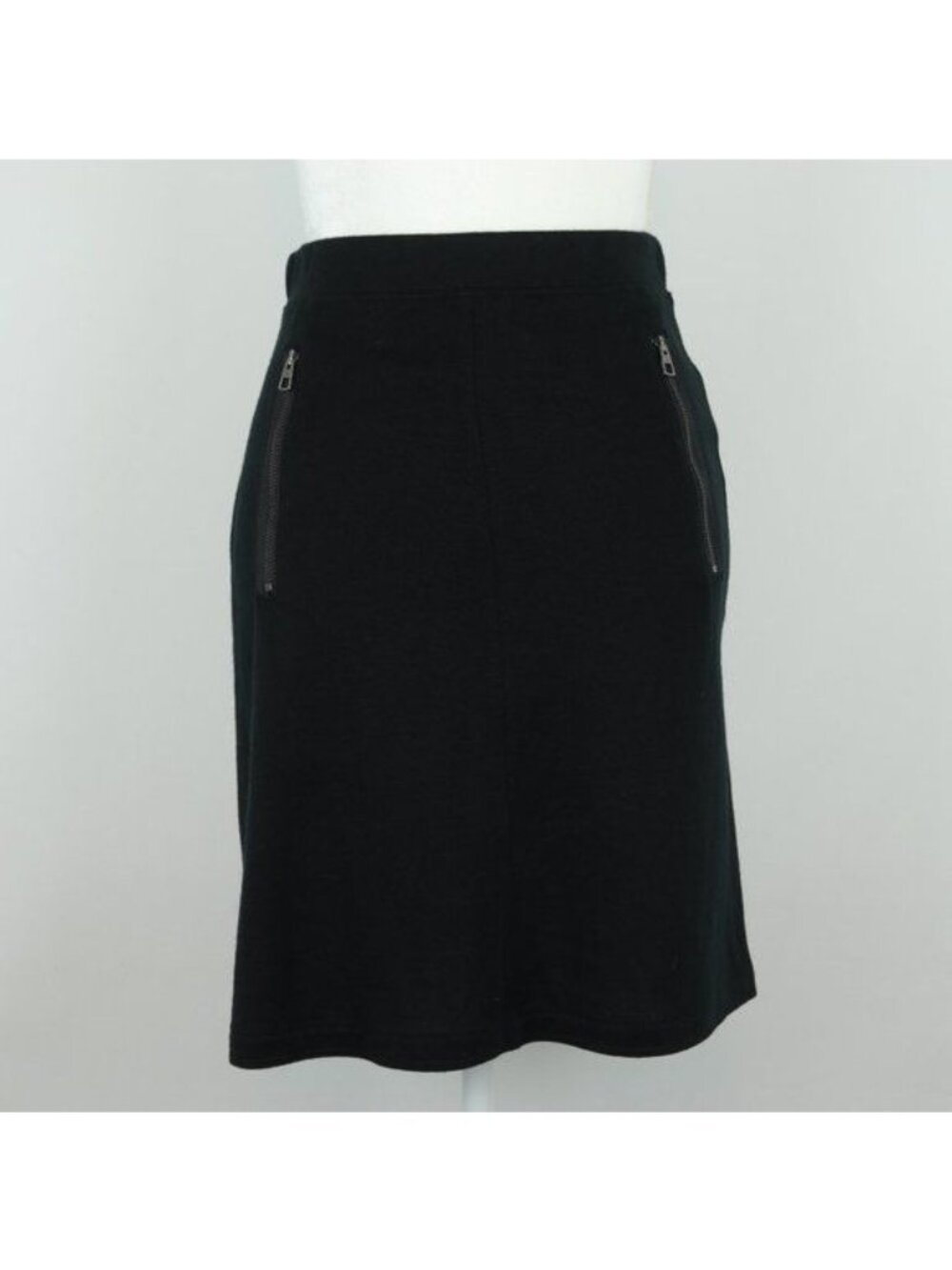 Marc O'Polo Cozy Double Face Women's Extra Small Black Wool Blend Pencil Skirt